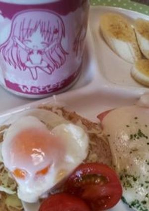 マフィンでクロックムッシュ風-レシピのメイン写真