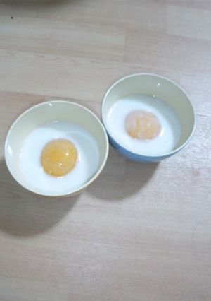 目玉焼き？な寒天ゼリー子どもと一緒に♪-レシピのメイン写真