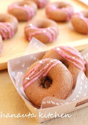 簡単♪ミニチョコ焼きドーナツ-レシピのメイン写真
