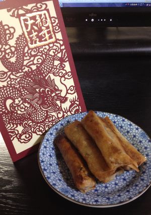 中国本場☆春節の春巻き♪ひき肉竹の子椎茸-レシピのメイン写真