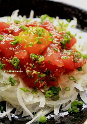 焼肉のたれを使った★まぐろユッケ★-レシピのメイン写真