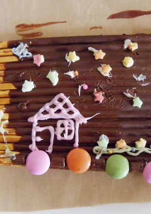 ☆　星空のおうちポッキー　☆-レシピのメイン写真