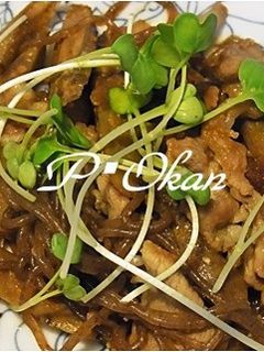 ゴボウと豚肉の味噌炒め-レシピのメイン写真