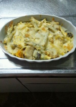 鶏肉とピクルスのグラタン-レシピのメイン写真