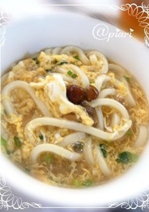 ❤なめこ入りかきたまうどん❤-レシピのメイン写真