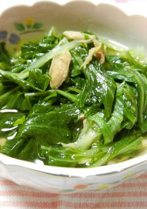 水菜とツナのあっさり煮☆-レシピのメイン写真