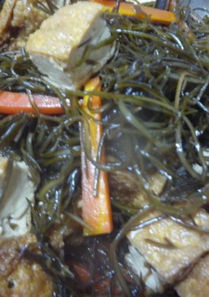 きざみ昆布と厚揚げの煮物＊-レシピのメイン写真