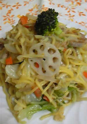 冬野菜たっぷり☆白味噌焼きそば-レシピのメイン写真