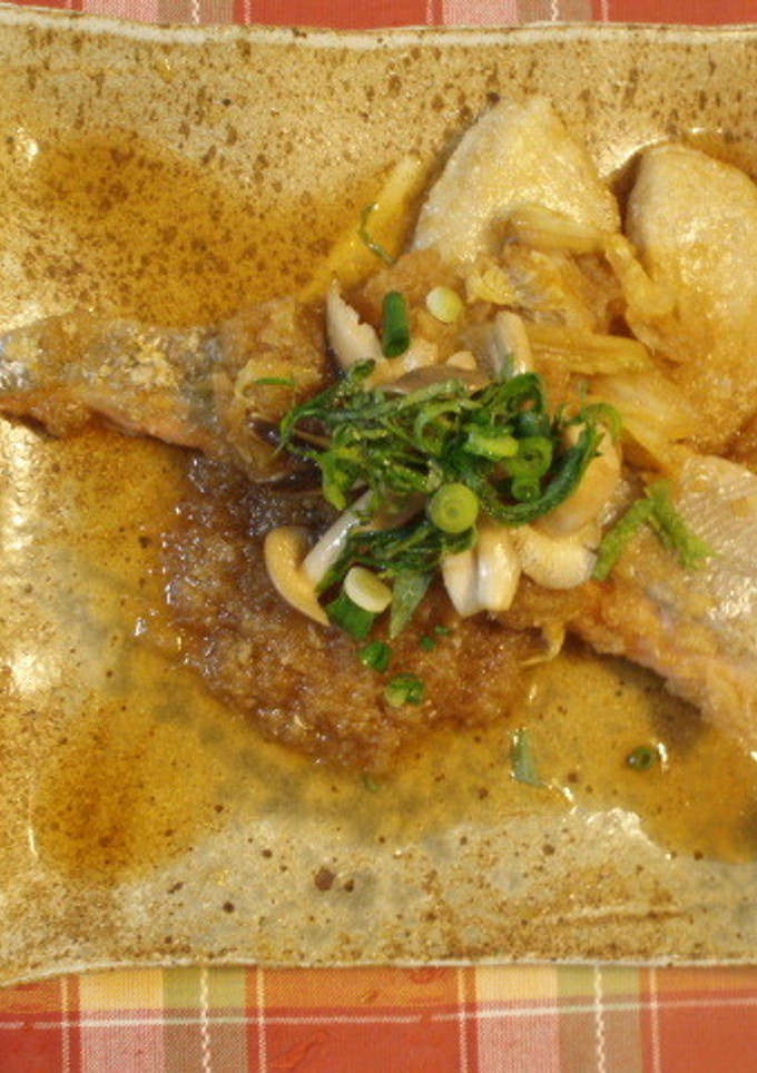 ☆鮭のおろし煮～揚げ餅添え☆-レシピのメイン写真