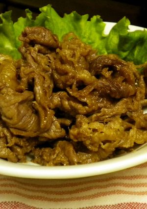 簡単♪牛肉の甘煮-レシピのメイン写真