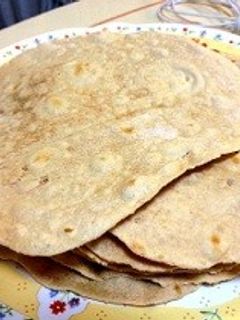時短簡単!小麦粉(全粒粉)のトルティーヤ-レシピのメイン写真