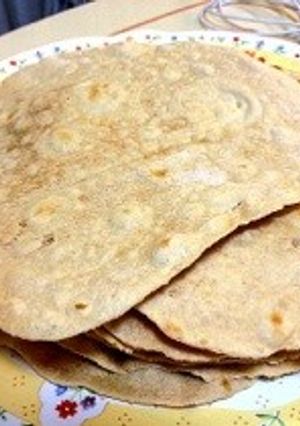 時短簡単！小麦粉（全粒粉）のトルティーヤ-レシピのメイン写真