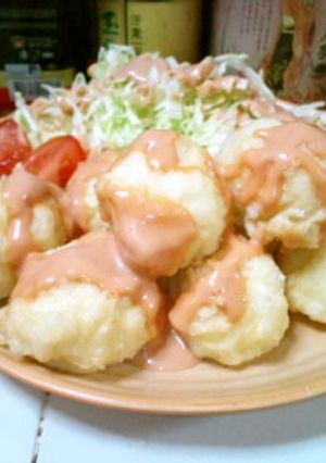 美味☆イカ団子のオーロラソース-レシピのメイン写真