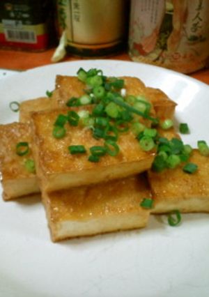 簡単☆厚揚げの甘辛バター醤油ステーキ-レシピのメイン写真