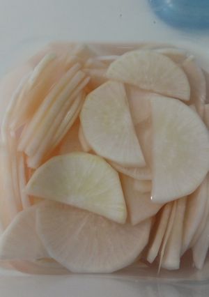 勿体ない！残ったガリ酢で！大根のお漬物-レシピのメイン写真