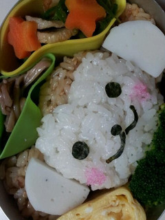 幼稚園 ｷｬﾗ弁 お弁当[さる]-レシピのメイン写真