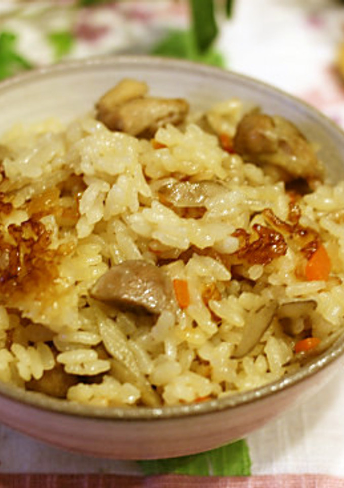 めちゃウマ！！鶏とごぼうの炊き込みご飯♪-レシピのメイン写真