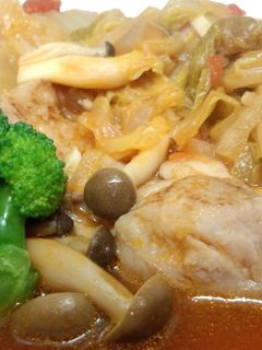 鶏肉と白菜のトマト煮-レシピのメイン写真