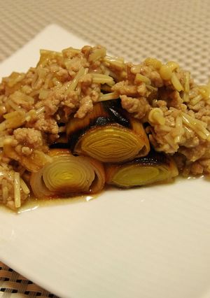 ポロねぎグリルの黒酢あんかけ-レシピのメイン写真