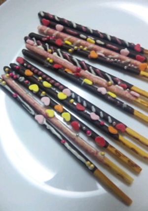 子供と一緒にデコポッキー-レシピのメイン写真