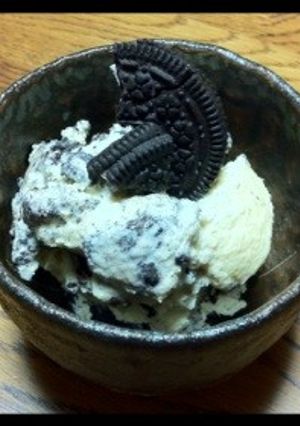 オレオでクッキー＆クリームアイス-レシピのメイン写真