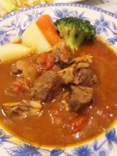 エゾ鹿肉のトマト煮込み-レシピのメイン写真