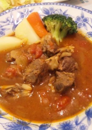 エゾ鹿肉のトマト煮込み-レシピのメイン写真