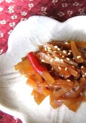 ♪簡単・美味しい！大根の皮できんぴら♪-レシピのメイン写真