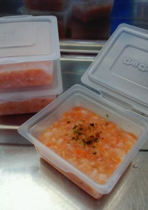 簡単★炊飯器でトマトリゾット風の離乳食-レシピのメイン写真