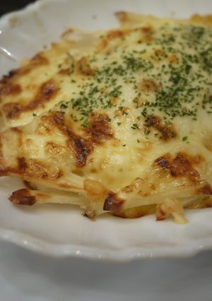 ハンバーグをリメイク！簡単マヨグラタン♪-レシピのメイン写真