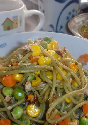 日曜の昼ご飯に簡単スパゲッティ　-レシピのメイン写真