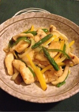 柔らかささみと野菜の中華炒め-レシピのメイン写真