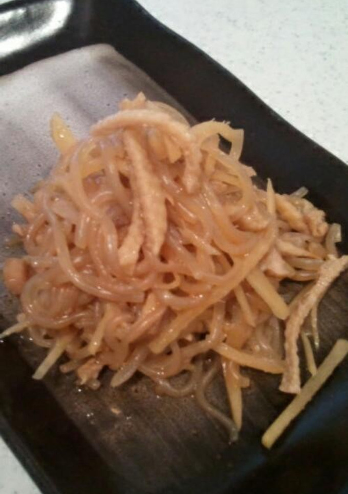 たっぷり生姜と鶏皮しらたき-レシピのメイン写真