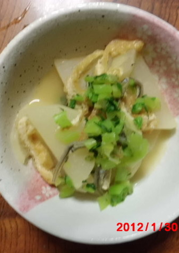 大根と炒りこの煮しめ-レシピのメイン写真