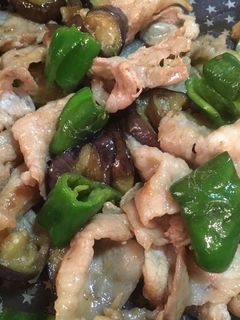 茄子とピーマンの豚バラ炒め-レシピのメイン写真