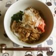 合うんです♡甘辛豚肉×納豆丼