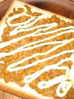 納豆トースト-レシピのメイン写真