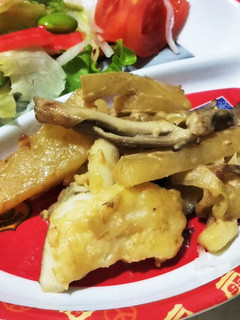 たらとじゃがいもの醤油マヨ炒め-レシピのメイン写真