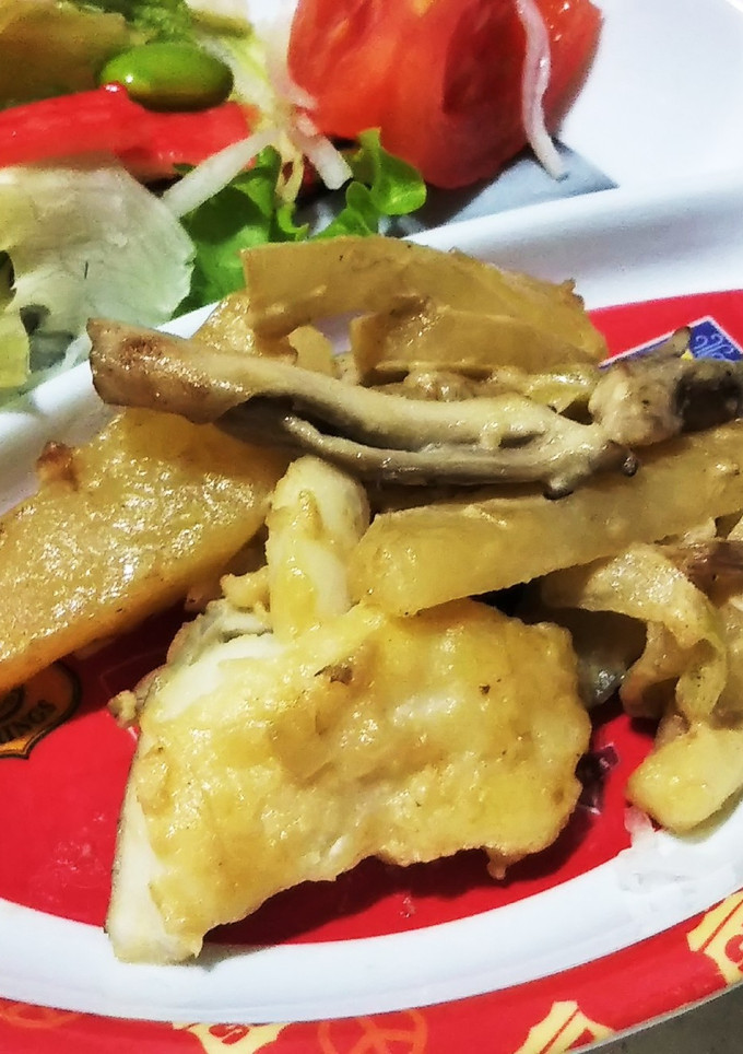 たらとじゃがいもの醤油マヨ炒め-レシピのメイン写真