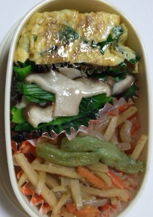 節約野菜たっぷりお弁当-レシピのメイン写真