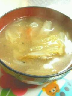 ごぼうと白菜のトロトロ胡麻スープ-レシピのメイン写真