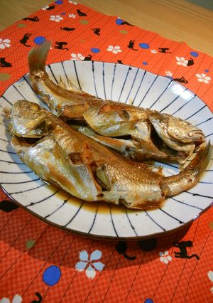 旅館みたい♬まるごと一匹！『魚の煮つけ』-レシピのメイン写真