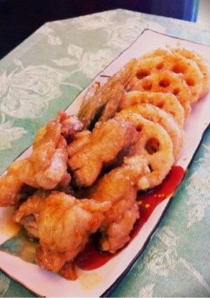 鶏肉と根菜の南蛮揚げ♡-レシピのメイン写真