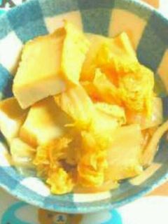 白菜と厚揚げの豆板醤煮-レシピのメイン写真