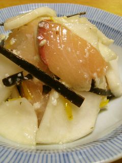 鰤と蕪の塩麹和え-レシピのメイン写真