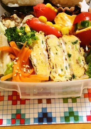 ネギとベーコン塩麹卵焼き-レシピのメイン写真
