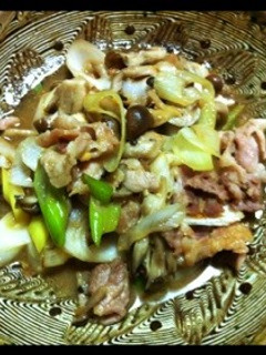 豚肉としめじのニンニク味噌バター炒め-レシピのメイン写真