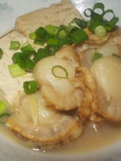 ホタテと焼き豆腐の煮物-レシピのメイン写真