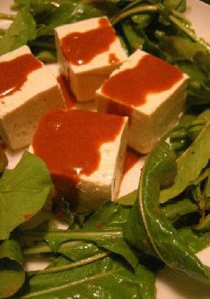 豆腐とルッコラの辛みそサラダ-レシピのメイン写真