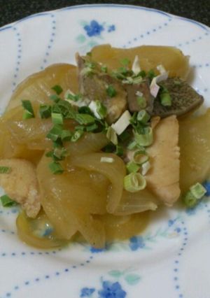ぶり大根(玉ねぎ多め)-レシピのメイン写真